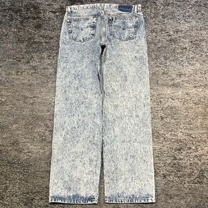 Vintage Levi's 501 Acid Wash Jeans Button Fly 33x30 Blue 80s 90s Made In USA